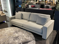 Rolf Benz - Sofa Ego Leder 38 101 Hell Steingrau Grau - 6