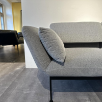 Brühl - Funktionssofa Roro Soft Medium Stoff 2065 92 Grau Gestell Metall Schwarz Pulverbeschichtet - 5