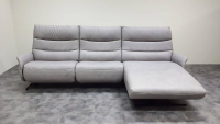himolla - Ecksofa 4051 Leder Eleganza Koala Grau Füße Metallkufen Anthrazit Mit Verstellfunktionen - 3