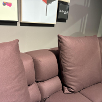 B&B Italia - Ecksofa Tufty Time Stoff Lavinia Fleckveilchen Lusso Lila mit 3 Rückenkissen - 5