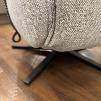 Rom - Sessel Melody 1C M Stoff Alvaro Grege Grau Gestell Stahl Mattschwarz Lackiert Mit Elektrischer Verstellung - 3