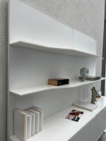 MDF Italia - Paneelwand Wave Lack Weiß - 4