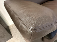 Erpo - Ecksofa CL 500 Leder 43 Mocca Braun mit Fuß- und Kopfstütze - 2