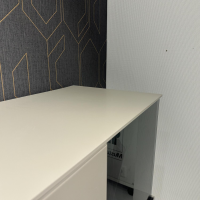 Musterring - Sideboard Q-Media 2.0 Lack Fango Grau Glas Matt Fango Mit Beleuchtung - 2