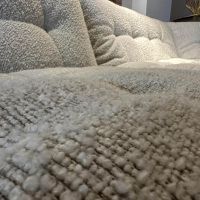 IP Design - Sofa Soulmate Stoff Zoey 171 Creme Beige Gestell Massivholz Füße Kunststoff Schwarz - 9