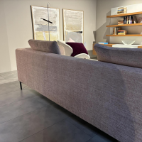 Flexteam - Sofa Planet 016 Stoff Giudecca 17 Rosa Abziehbar Füße Metall Anthrazit Lackiert - 8