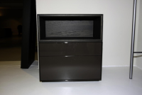 Piure - Nachtkommode Nex Lack Hochglanz Coffee Box Offen Stehend Eiche Grey - 7