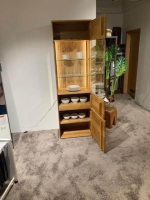 Natura - Vitrine Hillsboro Wildeiche Massiv Legno Geölt Türen Glas Inklusive Beleuchtung - 2