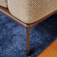 Bielefelder Werkstätten - Sofa Spirit Stoff Emira BW 1732 272 Beige Gestell Metall Bronze Matt Inklusive Rückenverstellung - 15