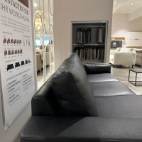 Erpo - Ecksofa CL 820 Leder Schwarz 43.136 Aluminium Fuß - 9