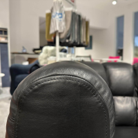 Brühl - Armchair Magnolia 1 Leather 56669 10 Lama Brown Feet Metal Gold-colored Powder-coated - 4