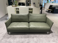 Erpo - Sofa Classics  CL990 R Leder 170 163 Olive Grün Kufe Metall - 8