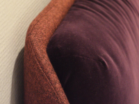 Treca Interiors - Bett Madeleine Trecaflex M5.2 Motorisch Verstellbar Stoff Rot mit Matratze - 8