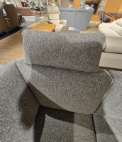 Koinor - Ecksofa Upgrade Stoff 10 Calypso 27 Grau Schwertkufe Aluminium Bronziert Mit Schwenkbarer Armlehne - 5