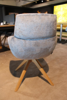 Venjakob - Stuhl Marleen Stoff Frankfurt Grau Gestell Wildeiche Geölt - 5