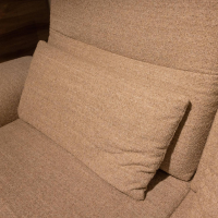W. Schillig - Ecksofa Caroline Stoff V8848 Sand Beige Füße Metall Schwarz Inklusive Kissen - 3
