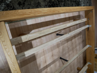 Natura - Balkenbett HHK-Fagus Balkenbett Baltimore Wildeiche Natur mit 2 Kommoden - 6