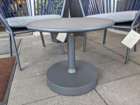 Fast - Outdoor table group Play dark blue powder-coated with lounge chair Ria - 8