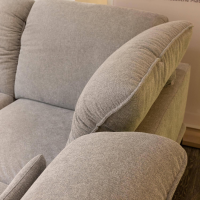 W. Schillig - Ecksofa Sherry Stoff R66 22 Dolphin Grau SK10 Fuß Metall Schwarz M99 Mit Kissen - 5