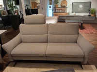 himolla - Sofa MS 1018 Stoff 20 Pura Simple Grau Metallkufe Anthrazit Mit Elektrischer Funktion - 5