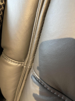 Musterring - Ecksofa MR250 Leder Vivre Anthrazit Füße Metall mit 2 Kopfstützen - 8
