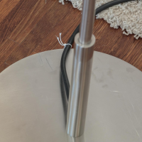 Christine Kröncke - Stehleuchte Lara Edelstahl Mit Schwenkarm Schirm Durscheinend Hell - 6