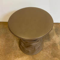 Walter Knoll - Hocker Bellows 222 H1 Leder Elen Fango Braun Gestell Holzkonstruktion Mit Gasfeder Höhenverstellbar - 6