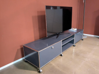 USM Haller - TV-Sideboard Metall Lack Anthrazitgrau - 7