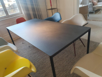 Extendo - Esstisch ST35 Platte Keramik Schwarz Gestell Schwarz - 3