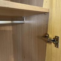 Voglauer - Schlafzimmer V-PUR Mit Kleiderschrank Bett Und Nachttischen Eiche Altholz Loden Basaltgrau Frontglas Anthrazit - 5