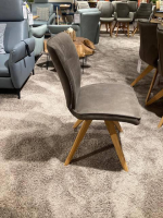 Natura - 6er-Set Stuhl Westmore Stoff Texel Schlamm Braun Grau - 6