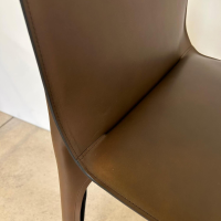Walter Knoll - Barhocker Saddle Chair 1248 Leder Paco 1423 Sienna Braun Fußstütze Stahl Schwarz Mit Kunststoffgleitern - 7