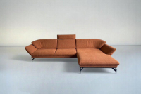 himolla - Ecksofa Nova 1378 Stoff Pura Grappa Rot Braun Rahmenkufe Anthrazit Pulverbeschichtet Inklusive Elektrische Verstellung - 5