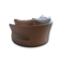 B&B Italia - Sofa Amoenus Soft Stoff Serle Naturweiss Nickel Bronzefarben Lackiert Inklusive Rückenkissen - 2
