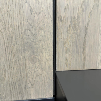 Sudbrock - Garderobenkombination Sina Melamin Und Glattlack Cosmos Schwarz Eiche Sahara Mit Beleuchtung - 4