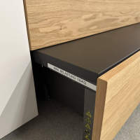 Hülsta - Kleiderschrank Multi Forma Lack Reinweiss Akzent Natureiche - 5