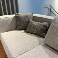 Montis - Sofalandschaft Domino 18 Stoff Fidal 10 S20 Beige Grau Inklusive Kissen - 9