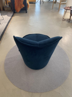 COR - Sessel Nenou Stoff 8170 Ozean Dunkelblau Inklusive Hocker - 4