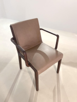 Molteni & C - 4er-Stuhlset Janet Leder Nocciola S1230 Kat. E - 9