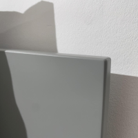 Möller Design - Bett Smart Lack 268 Steingrau Füße Schwarz - 4