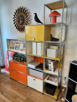 USM Haller - Regal Haller Stahl Reinweiß Weiß Goldgelb Gelb Orange - 2