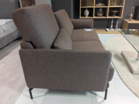 WK Wohnen - Garnitur Göteborg WK 593 Stoff 41 82 Ocker Braun Gestell Schwarz - 6