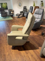 Activineo - Relaxsessel Baccara L30 WM Safari Beige Creme Gestell Metall Grau mit Verstellung - 10