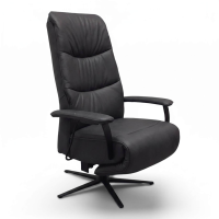himolla - Sessel 7585 S Lounger L Leder 27 Eleganza Vektor Anthrazit Sternfuß Metall Anthrazit Mit Motorischer Verstellung - 5