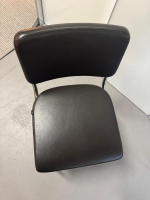 Thonet - Freischwinger S32 PV Nappaleder 2001 Dunkelbraun Gestell Verchromt - 5