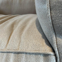 Cassina - Sessel LC3 Stoff Lipari Cenere Beige Gestell Metall Grün Matt Lackiert - 6