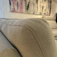 COR - Ecksofa Conseta Stoff 9124 Eisengrau Schmalfuß Verchromt - 2