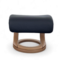 himolla - Sessel 7037 Zero Stress Echtleder Longlife Black Schwarz Gestell Buche Inklusive Hocker - 4