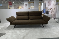 Koinor - Sofa Ceda Stoff 20 Sherpa 84 Braun Rot Gestell Metall Schwarz Matt Pulverbeschichtet Inklusive Kissen - 3