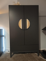 Raum.Freunde - Highboard Jyn Lack Schiefer Schwarz Inklusive Beleuchtung Mit Fernbedienung - 6